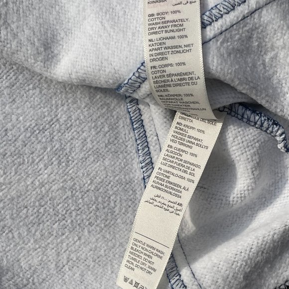 Fatface The Airlie Blue and White Breton Style 1/4 Zip Pullover Jumper Size S - Picture 11 of 11